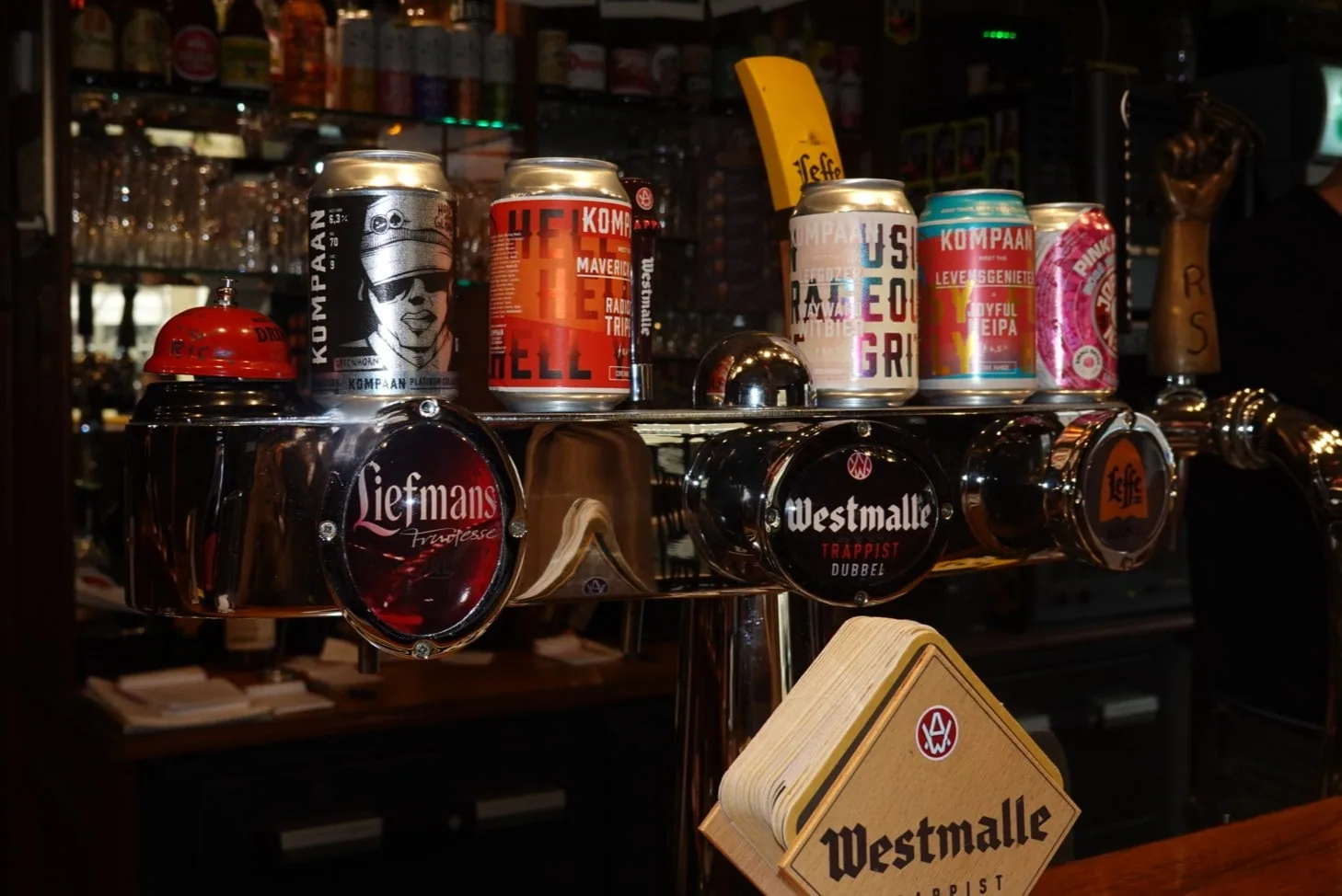 De taps met speciaalbier
