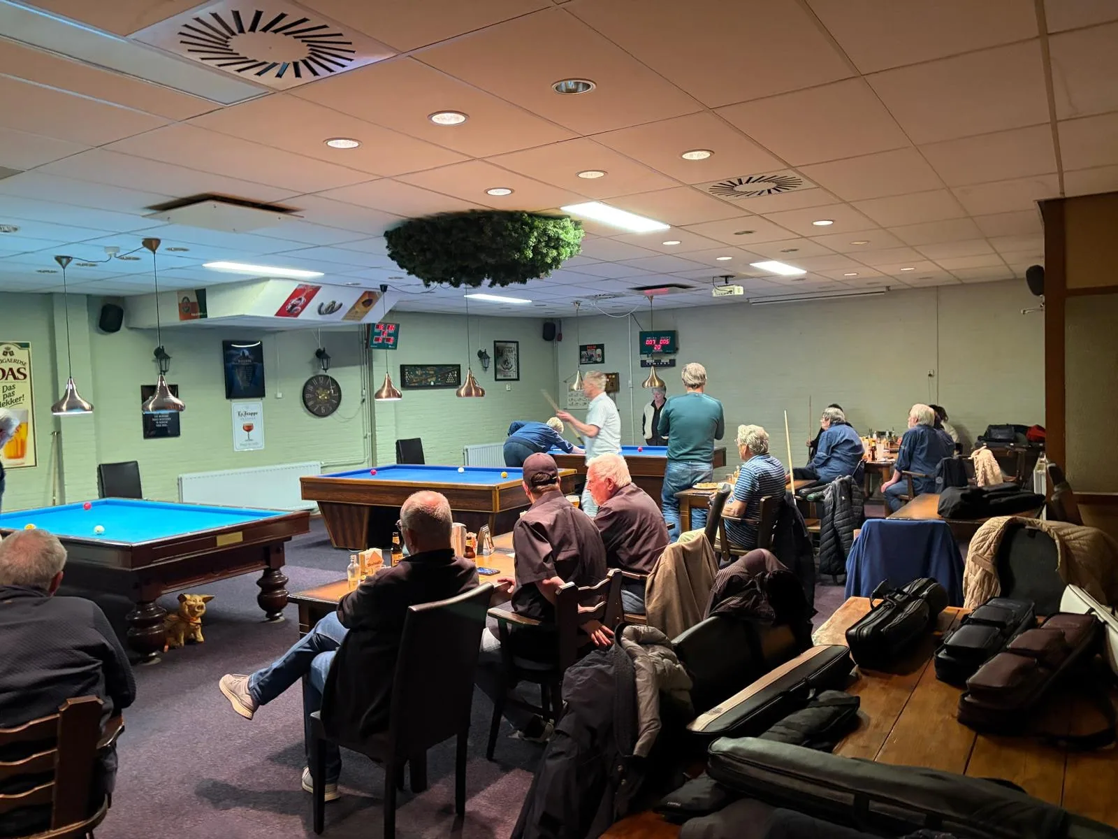 Biljartavond bij Café Tijdloos
